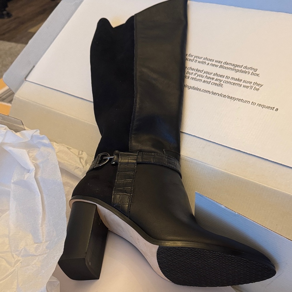 Donald J. Pliner Black Heeled Boots